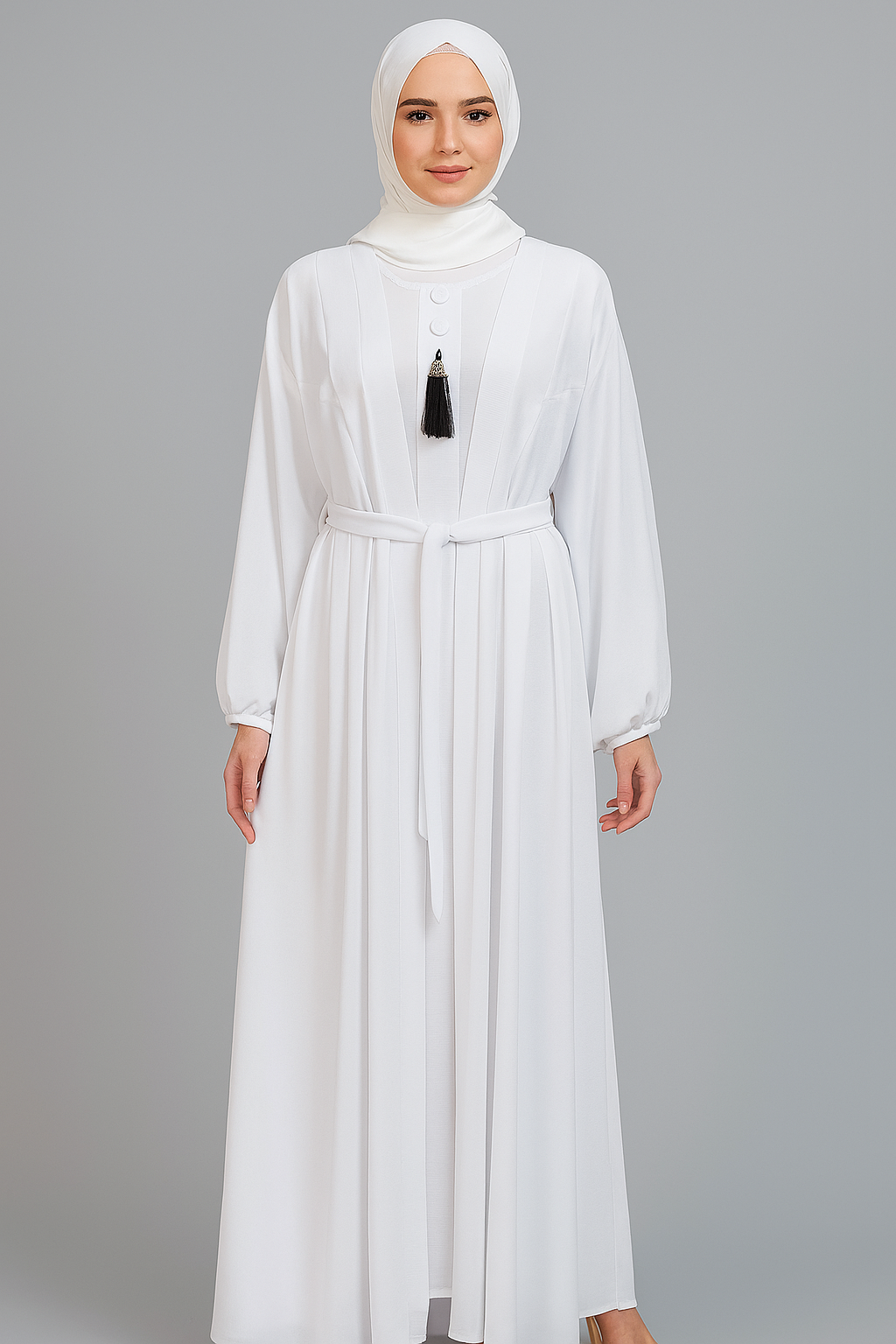 Double Zoom Abaya