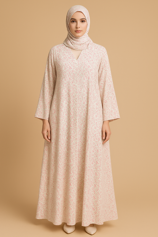 Printed Abaya